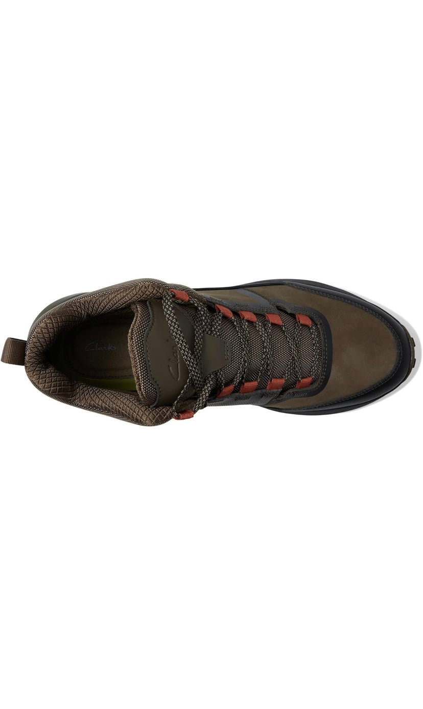 Clarks Men's ATL TrailUp WP Sneakers, Dark Olive Combi