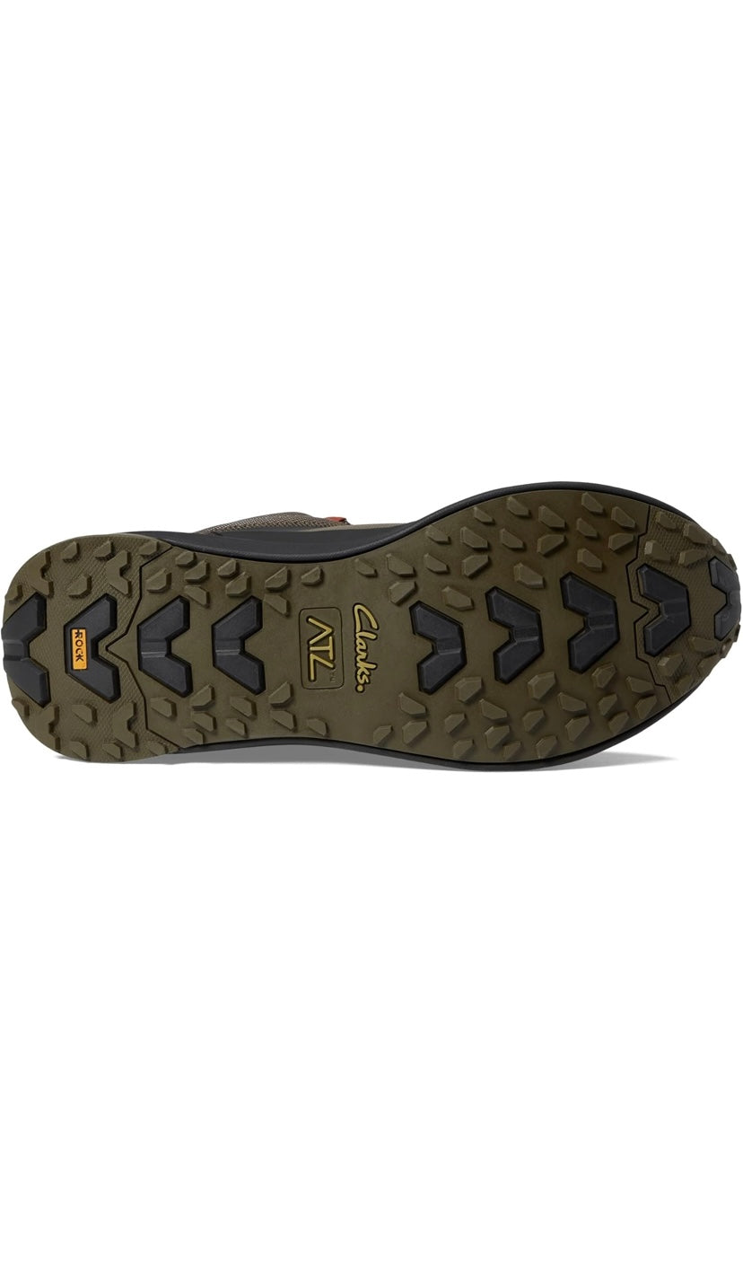 Clarks Men's ATL TrailUp WP Sneakers, Dark Olive Combi