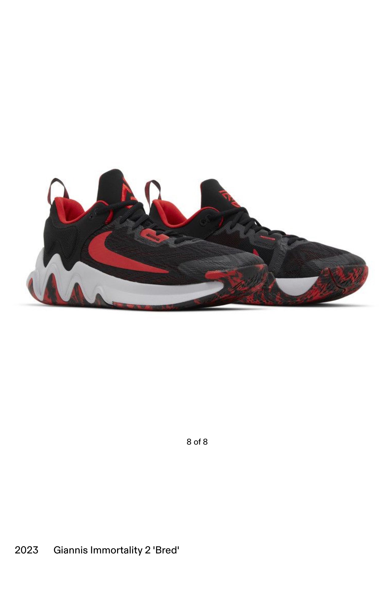 Nike 2023 Giannis Immortality 2 'Bred'
