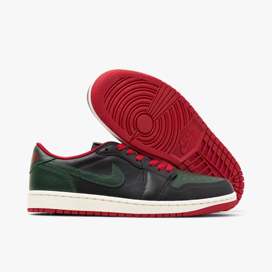 Wmns Air Jordan 1 Retro Low OG 'Black Gorge Green'