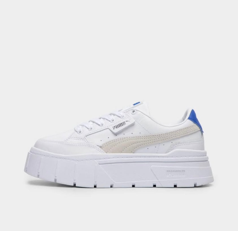PUMA Women's Mayze Classic White Platform Sneakers