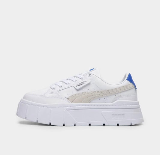 PUMA Women's Mayze Classic White Platform Sneakers