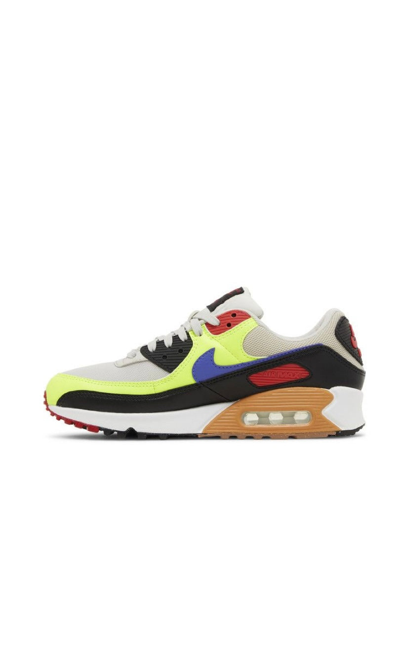 Wmns Air Max 90 'Volt Light Bone Ultramarine'