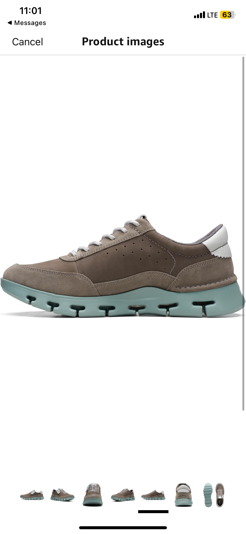 Clarks Mens Nature X One Sneaker