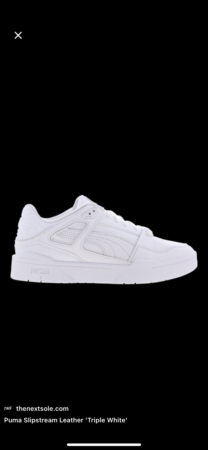 The PUMA Slipstream Leather ‘Triple White’